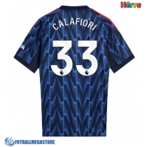 Fotballdrakt Herre Arsenal Riccardo Calafiori #33 Bortedrakt 2025-26 Kortermet